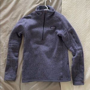 Womens purple patagonia quarter zip